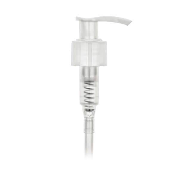 6 oz. Pearl Opaque Plastic Bottle + Lock-Up Pump | Set of 12 (Magenta)