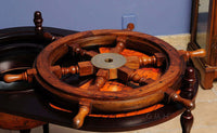 Thumbnail for Rosewood Ship Wheel - 36 inches