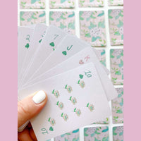 Thumbnail for Vintage Inspired Floral Poker Deck Playing Cards