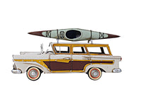 Thumbnail for Fords Woody-Look Country Squire with Kayak 1:15 Scale Model