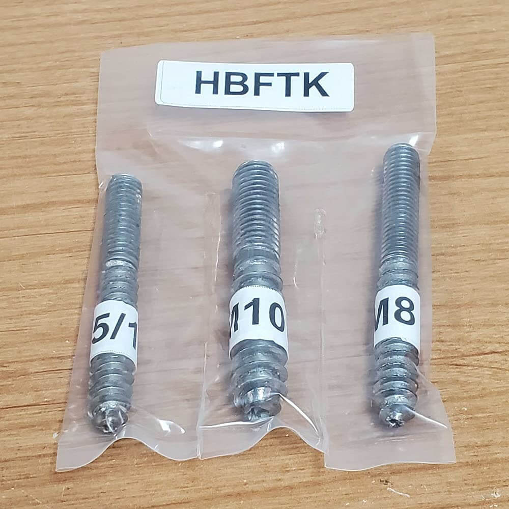 Leg Daddy Hanger Bolt Fit Test Kit: 5/16", M10, and M8 Sizes