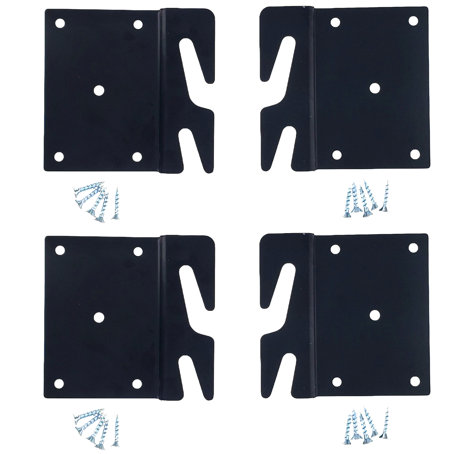 bedCLAW Retro Fix Offset Hook Plate Adapter, Repair Failed Wood Bed Rails