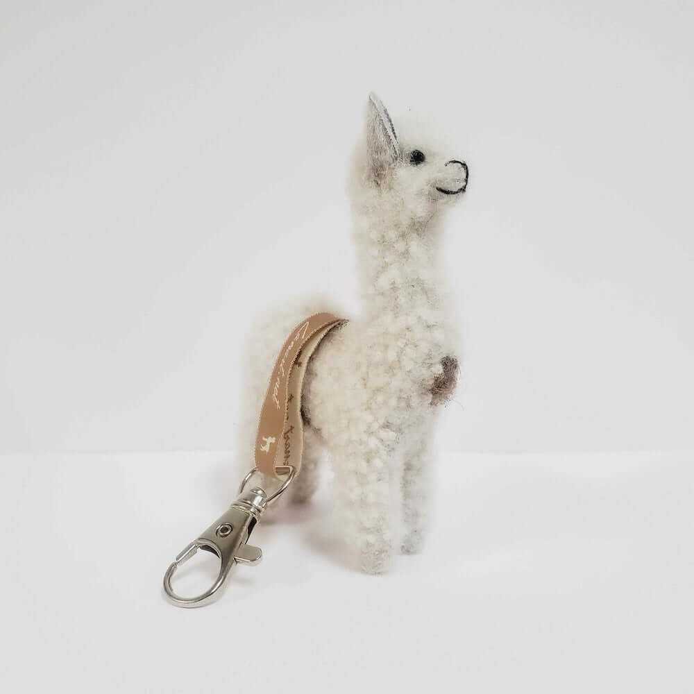 Natural Alpaca Fiber Accoyo Mini Bag Charm