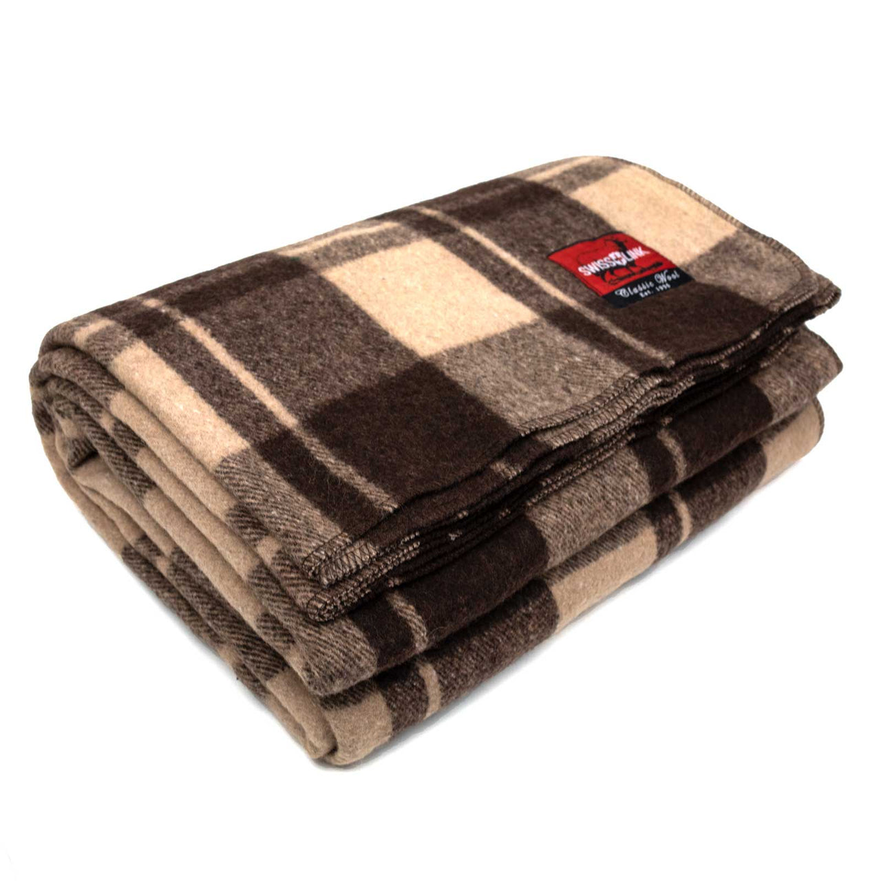 Classic Plaid Wool Blanket