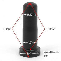 Thumbnail for Standard Black Plastic Bed Frame Insert Plugs, 1/2