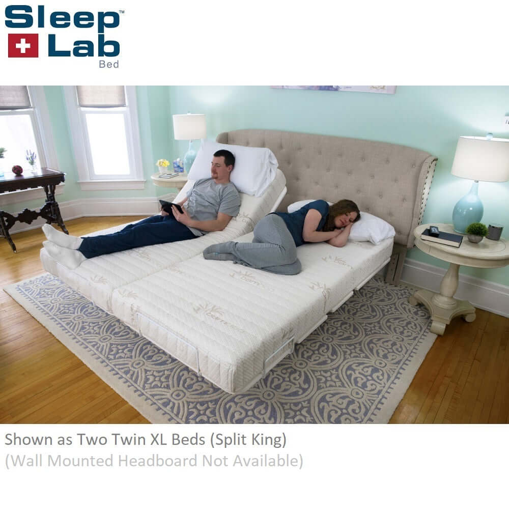 SleepLab Bed 600X-2F Heavy Duty Head and Foot Adjustable Bed Base