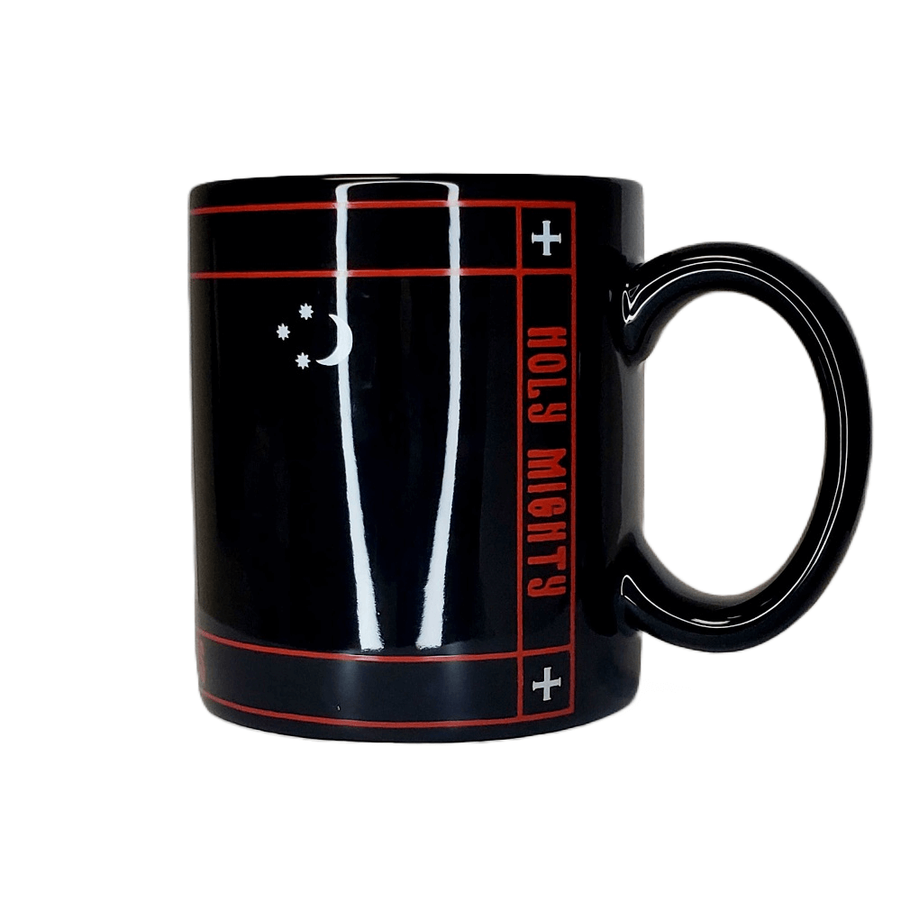 Golgothan Cross Holy God, Holy Mighty, Holy Immortal, Have Mercy On Us 15 oz Mug