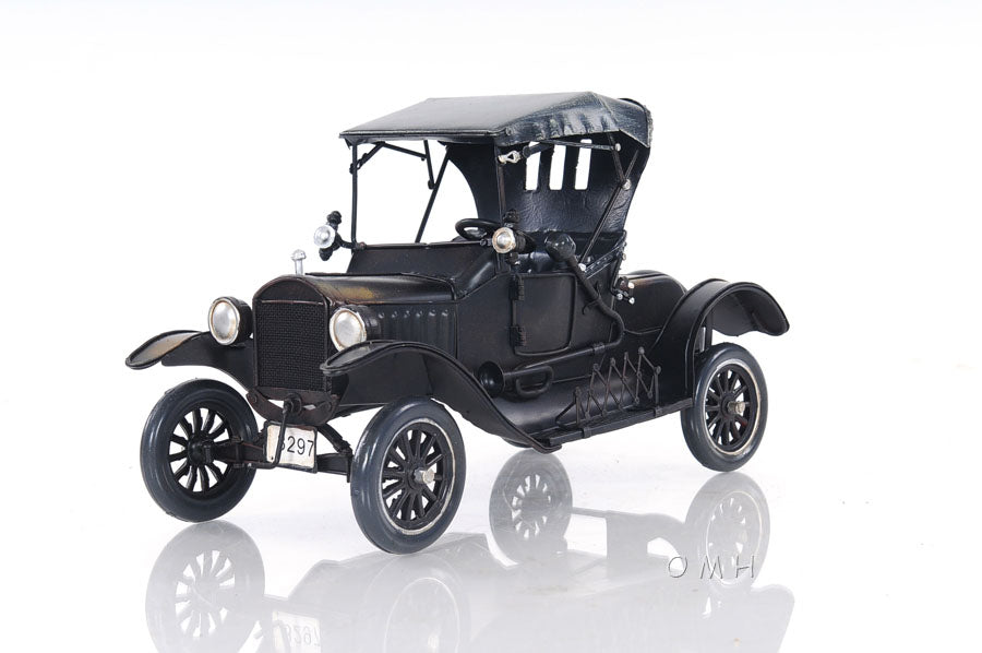 Black Ford Model T Iron Model