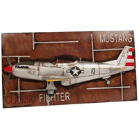 Thumbnail for 1943 Mustang P-51 Fighter 3D Model Painting Frame